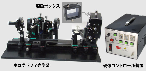 コンパクトタイプのPPHホログラム自動作成装置外観写真